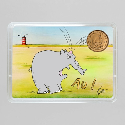 Moneta oro krugerrand ottifant - moneta,