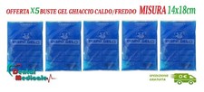 X 5 Ghiaccio Dispo Gel caldo/freddo busta riutilizzabile 14x18 cm, crioterapia