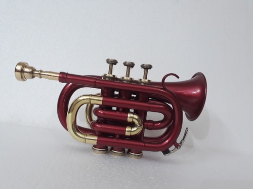 Mini tromba tascabile rossa - tromba,