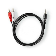 CAVO Audio Mini Jack 3,5 MM Stereo 2x RCA Maschio 3m METRI Adattatore 300cm