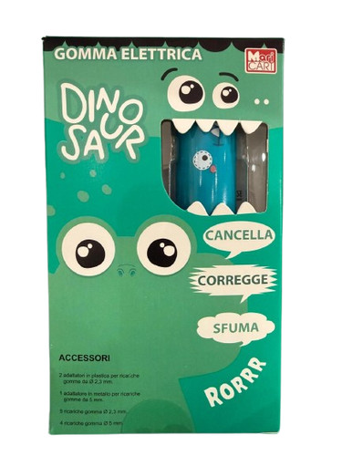 Gomma elettrica dinosauro - gomma,