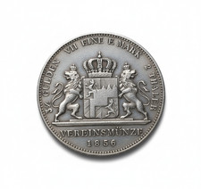 Medaglia d'arte Massimiliano II Baviera Vereinsthaler 1856 restrizione da...