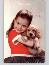 My Puppy Girl Holding Golden