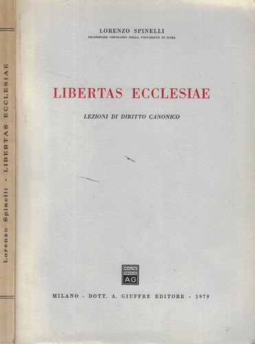 Libertas ecclesiae lezioni - lezioni, di