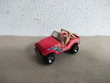 Hot Wheels Rool Patrol Hawaii Floral Jeep Mattel Vintage Thailandia 1990