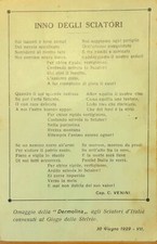 Cartolina "Inno degli