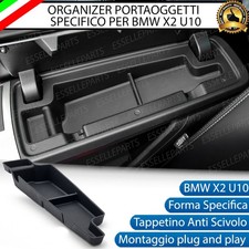 VANO PORTAOGGETTI PER BRACCIOLO PER BMW X2 U10 PORTA OGGETTI SPECIFICO ORGANIZER