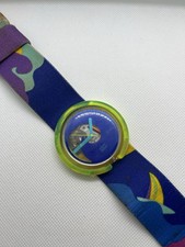 OROLOGIO POP SWATCH  AQUA CLUB ANNO 1991 CON CUSTODIA ORIGINALE