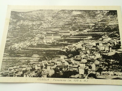 Cartolina cosola panorama - cartolina,