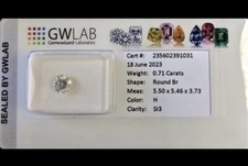 Diamante naturale 0.71 ct