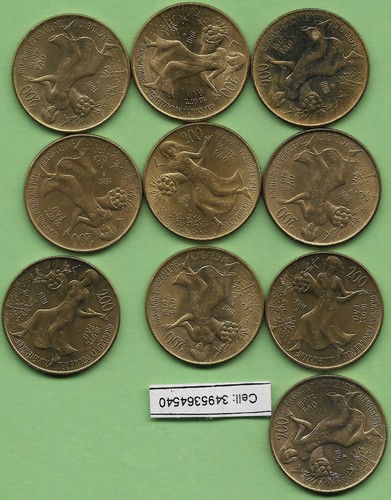 Lotto monete 200 lire - monete,