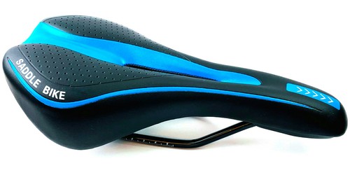 Sella bici blu gel - sella, uomo