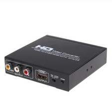 Convertitore video HDMI A CVBS AV HDMI AUTO SCALER NTSC PAL per PC TV, VHS DVD VCR