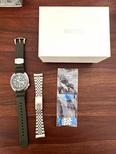 Seiko srpe05 green king - seiko,