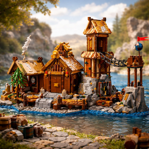 New 1556 pieces moc bricks - 1556,