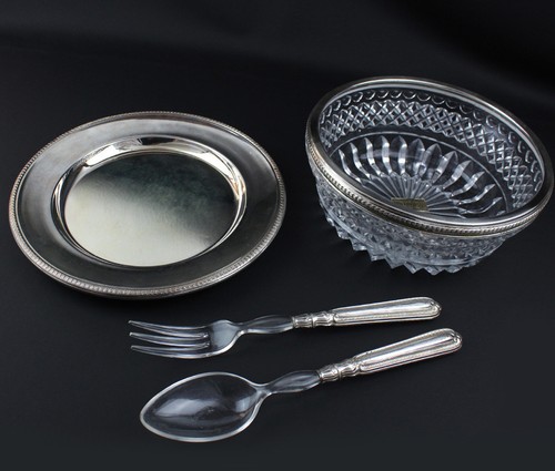 Insalatiera vintage argento - insalatiera,