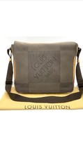 Borsa a tracolla originale Louis Vuitton Damier Geant Messenger kaki M93226 NS09