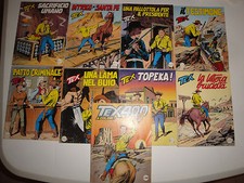 Lotto 9 TEX fumetti vintage