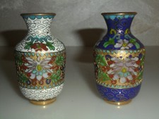 Coppia Vasi Cloisonnè