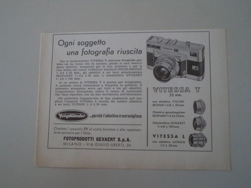 Advertising pubblicità 1957 - pubblicità,
