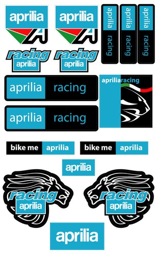 Adesivi moto aprilia racing - adesivi,