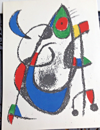 Litografia colori originale - a,