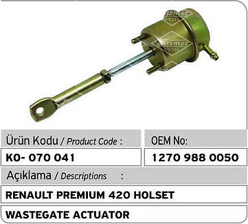 Attuatore wastegate turbo - attuatore,