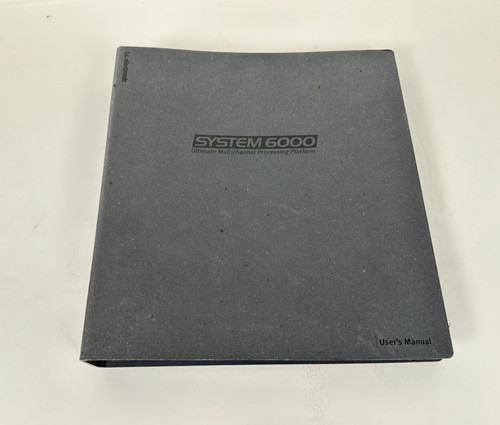 Electronic system 6000 user - tc,