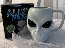 Tazza testa alien - tazza, ceramic