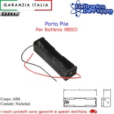 Porta Pile Per 1 Batteria