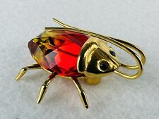 Daniel Swarovski Paradise Coleottero Calamita Argento 925 Sterling E Cristallo