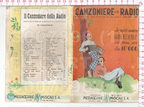 G7890 opuscolo musica - g7890,