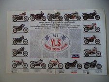 advertising Pubblicità 1990 YAMAHA TENERE' 660/DT 125/TDR/TT 350/XT 600/XV 535