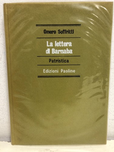 Lettera barnaba omero - lettera, di