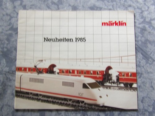 Märklin catalogo novità 1985