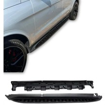 Pedane laterali compatibili con mercedes-benz w166 ml gle nero