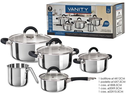 Set pentole acciaio - set, inox