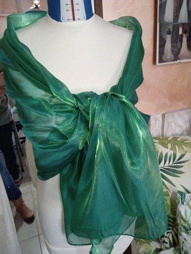 Stola organza coprispalle - organza,