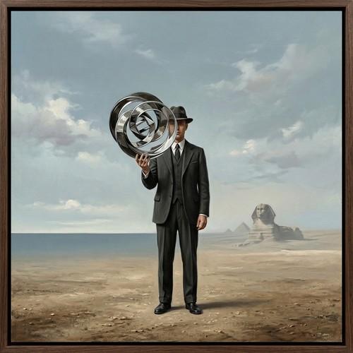 Hommage magritte 50x50 cm - à,