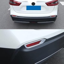 Modanature adesive retronebbia paraurti posteriore cromo per Nissan Qashqai 2018