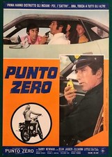 FOTOBUSTA PUNTO ZERO VANISHING POINT MOTO AUTO CAR DODGE CHALLENGER EASY RIDER 