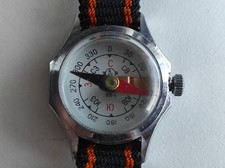 Bussola turistica militare da polso sovietica originale vintage URSS anni 70-80