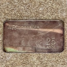 Lingotto Argento 25 Anni La