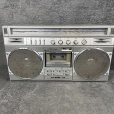 Registratore a cassette radio stereo vintage Sharp GF-8989E funzionante