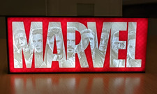 LAMPADA LIGHTBOX MARVEL - INSEGNA LUMINOSA 3D CON SPINA USB E LED