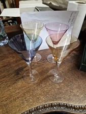 4 bicchieri cristallo Colore