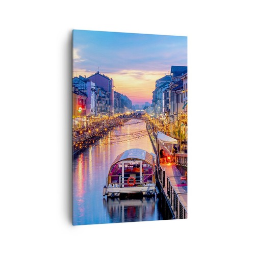 Quadro tela 80x120cm canale - quadro,