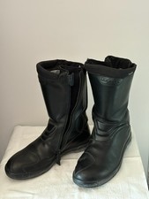 Stivali da moto per uomo in pelle impermeabili misura 43 con chiusura lampo