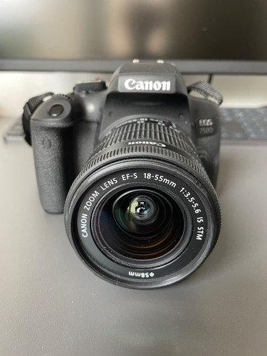 Canon eos 750d is stm - canon, 18-55