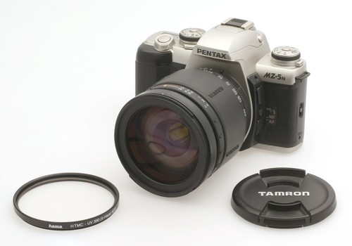 Pentax con tamron - pentax, mz-5n